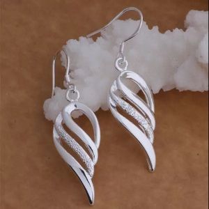 925 sterling silver drop earrings